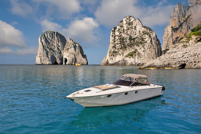 Capri Premium Boat Tour and City Visit Free Bar and Aperitif - The Saints and Green Grotto are made for a swim