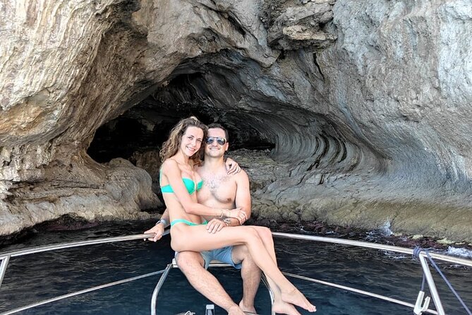 Capri Premium Private Boat Tour + City Visit - White Grotto, Red Grotto, and the cliffs of Villa Jovis