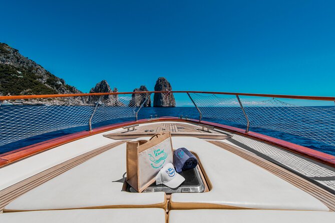 Capri Private Boat Day Tour from Sorrento, Positano or Naples - Green Grotto swimming stop