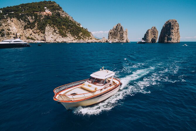 Capri Private Boat Day Tour from Sorrento, Positano or Naples - Drinks, snacks, and the ride home