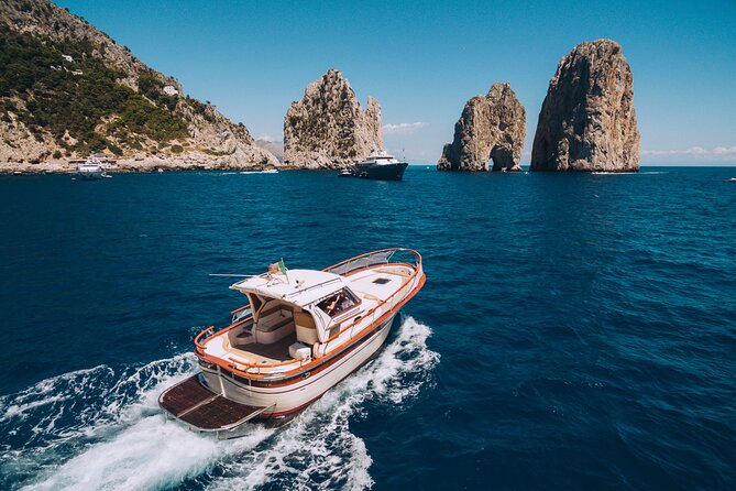 Capri Private Boat Day Tour from Sorrento, Positano or Naples - The ride toward Capri