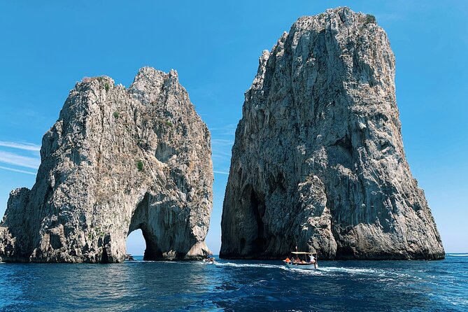 Capri Private Boat Excursion with Faraglioni and Blue Grotto - Leaving Positano at 9:45 in the morning