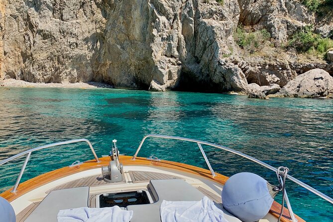 Capri Private Boat Experience - Punta Carena Lighthouse and Marina Piccola