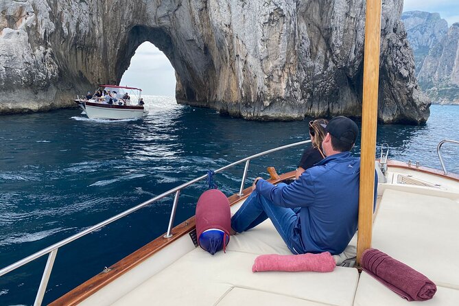 Capri Private Boat Tour from Capri (3 Hours) with Blue Grotto - Private space, but service depends on the captain