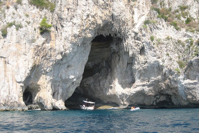 Capri Private Boat Tour from Positano, Praiano or Amalfi - Swimming at Punta Campanella Marine Park