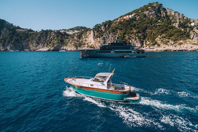Capri Private Boat Tour from Sorrento, Positano or Naples - Swimming, snacks, and a lunch reached by sea