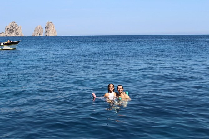 Capri Private Boat Tour from Sorrento, Positano or Naples - Yacht Klase 50 - Marina Piccola, Faraglioni, and Casa Malaparte