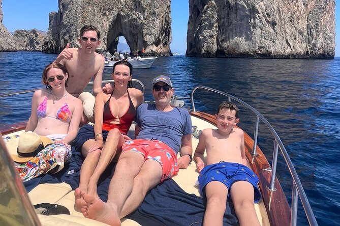 Capri Private Boat Tour from Sorrento - Premium 28ft Boat - Punta Lagno, Massa Lubrense, and the route toward Capri