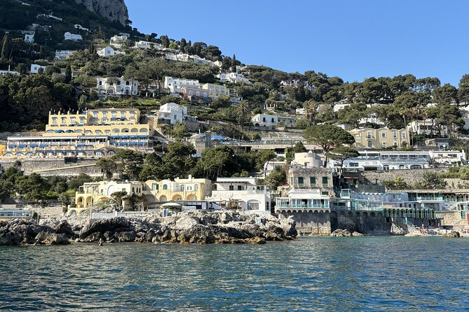 Capri Private Boat Tour with Spritz included - The waterfall at Massa Lubrense on the way home
