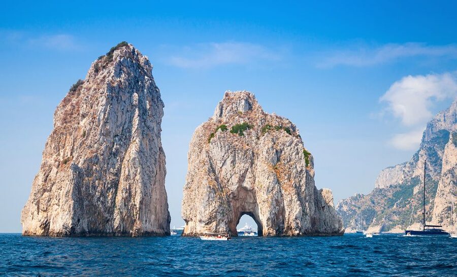 Capri Private Full-Day Boat Tour from Sorrento - The Faraglioni and the natural arch