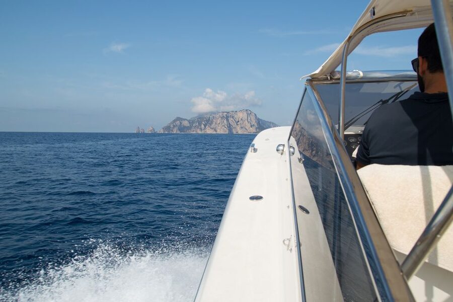 Capri Private Full-Day Boat Tour from Sorrento - Taking a cab up to Anacapri