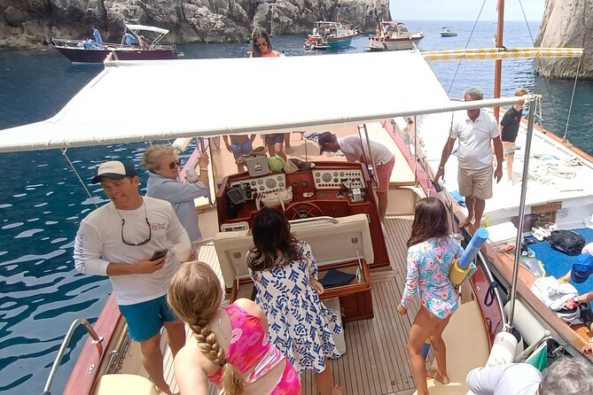 Capri Samba Boat Tour, Sail in Style by Boat. - The Blue Grotto and its extra €18 fee