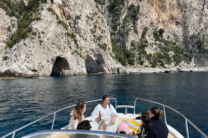 Capri Secret Corners Semi-Private Boat Tour with Local Captain - Drinks, music, Wi-Fi, and the practical side
