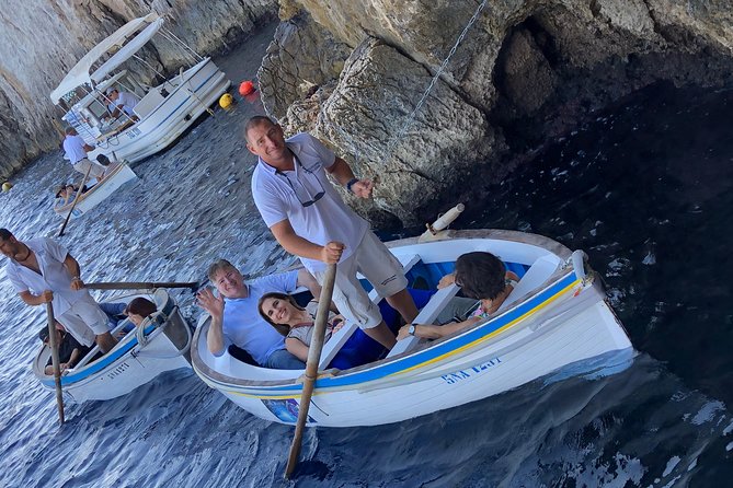 Capri Small Group Tour with Blue Grotto from Naples or Sorrento - Reaching Capri by fast ferry from Sorrento or Naples