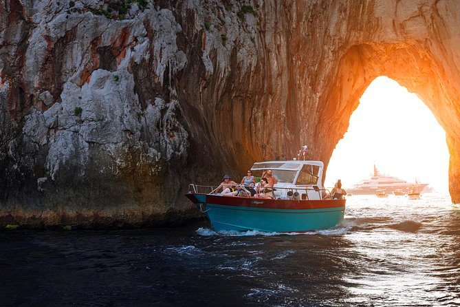 Capri Sunset Escape – Exclusive Evening Boat Tour from Sorrento - The White Grotto and Natural Arch