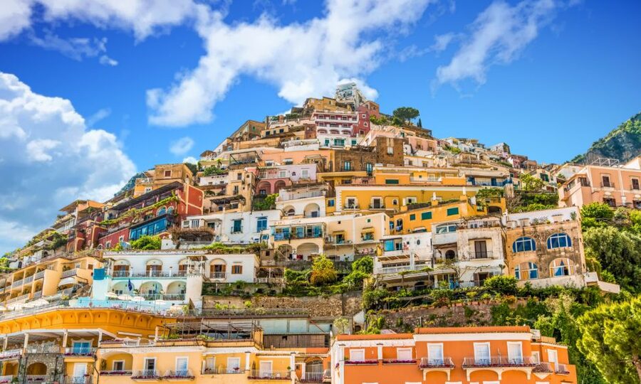 Castellammare or Sorrento: Positano and Amalfi Mini Cruise - Positano: steep streets and a short coastal stop