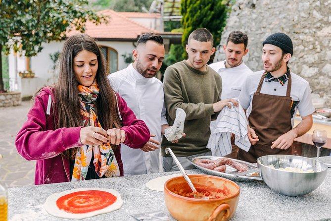 Cooking class Amalfi Coast by Marco and Tano - Learning pasta, pizza, and Italian kitchen basics