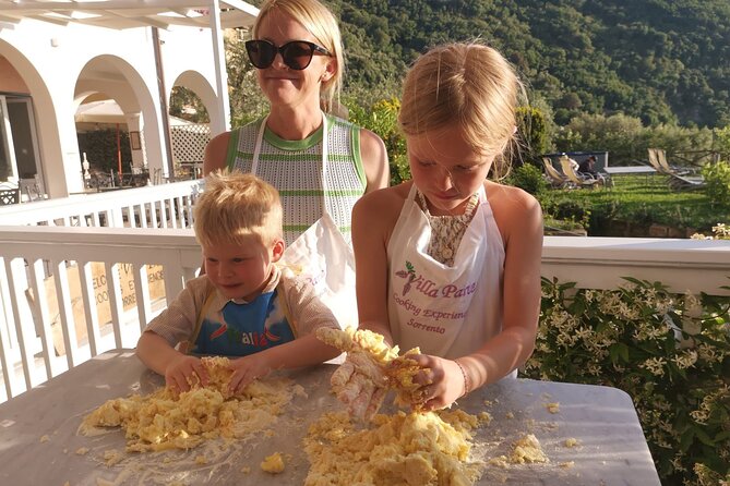Cooking Class & Guided Farm Tour On The Hills Of Sorrento - Dining on the patio above Sorrento