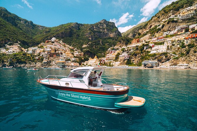 Day Trip to Amalfi Coast and Ieranto Bay in a Hybrid Eco Boat - From Piano di Sorrento to Marina Grande