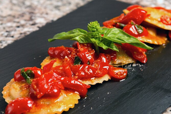 Dinner or Lunch in Sorrento with Chef Carmen - Ravioli caprese gives the menu a local touch