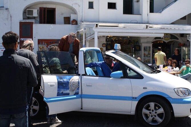 Discover Capri from Sorrento | Semi-Private Day Tour - An open-top taxi ride to Anacapri