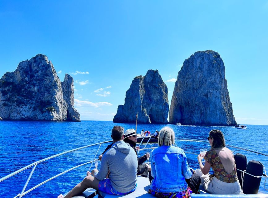 Discover Capri's Hidden Gems: Group Tour Boat Experience - Setting out from Sorrento, Positano, or Amalfi