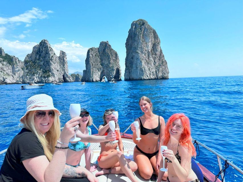 Discover Capri's Hidden Gems: Group Tour Boat Experience - Green Grotto and the chance to swim