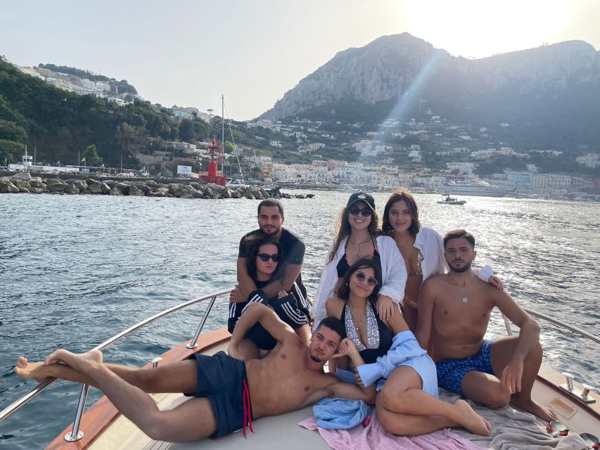 Discover Capri's Hidden Gems: Group Tour Boat Experience - Four hours to explore Capri on foot