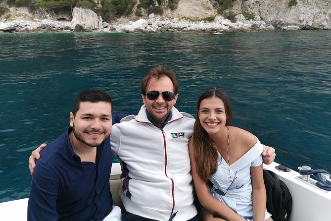 Excursion to Capri by shared boat departure from Sorrento - Swimming in Capri’s clear coastal water