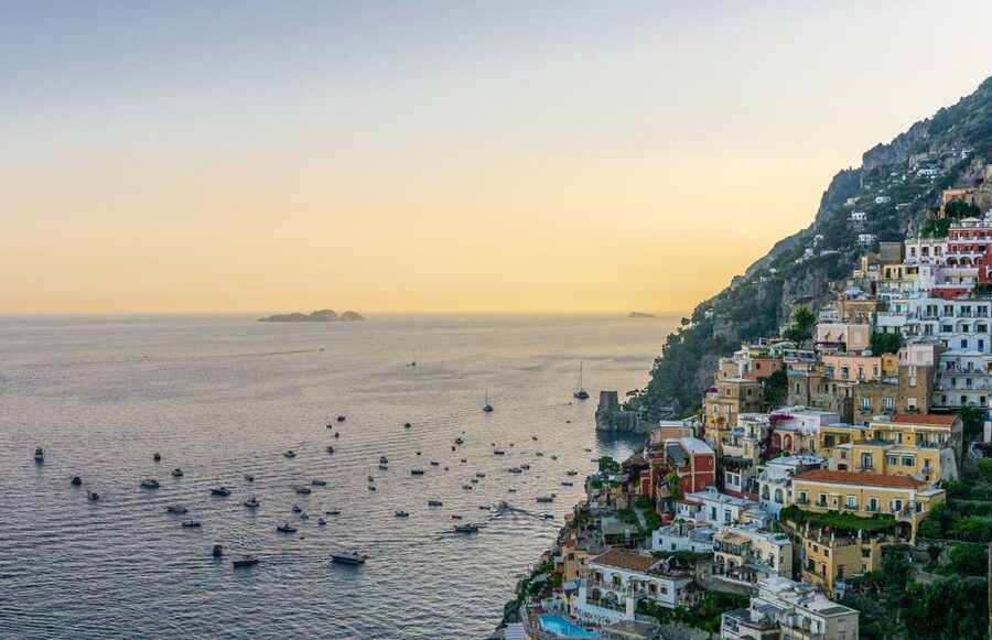 From Amalfi: Private Sunset Cruise along the Amalfi Coast - Swimming, snacks, champagne, and music