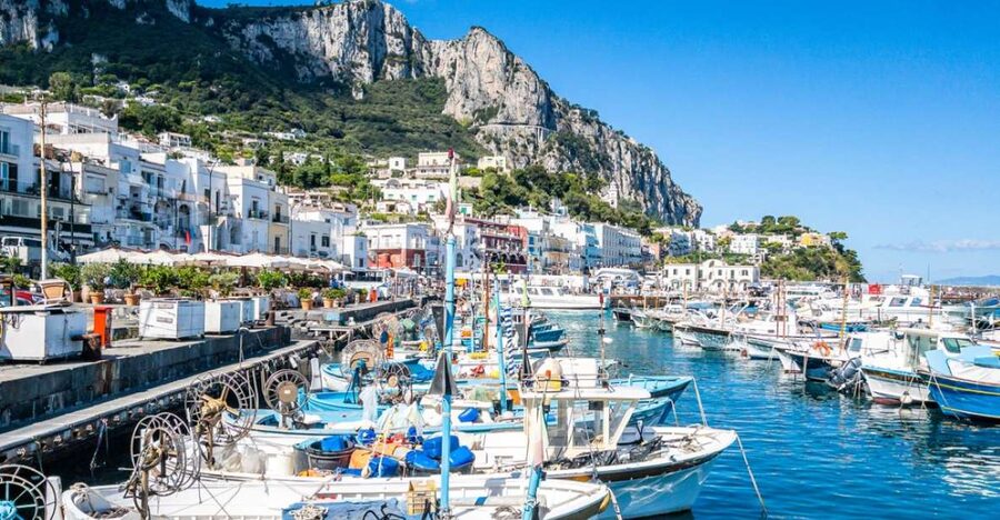 From Naples: Capri, Anacapri, and Blue Grotto Full-Day Trip - Reaching the Blue Grotto by sea
