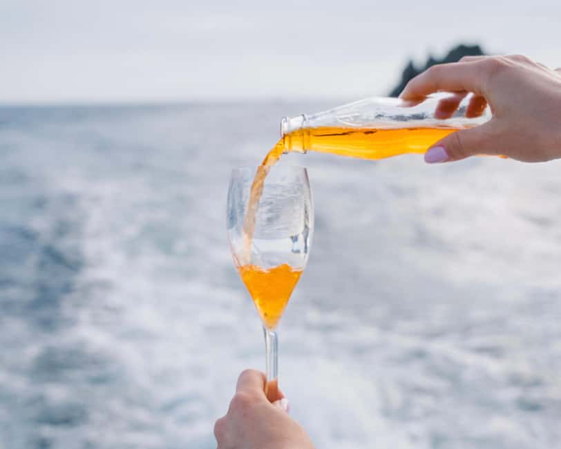 From Positano: Amalfi Coast Sunset Cruise - Group Tour - Marina di Praia and its compact harbor