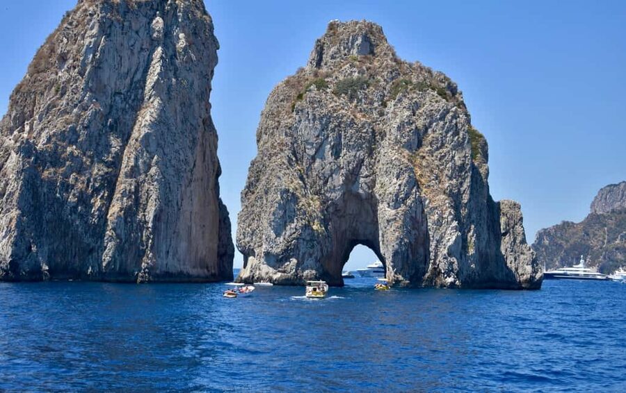 From Positano: Day trip to Capri - Group Tour by boat - From Positano to the Sirenuses and Li Galli
