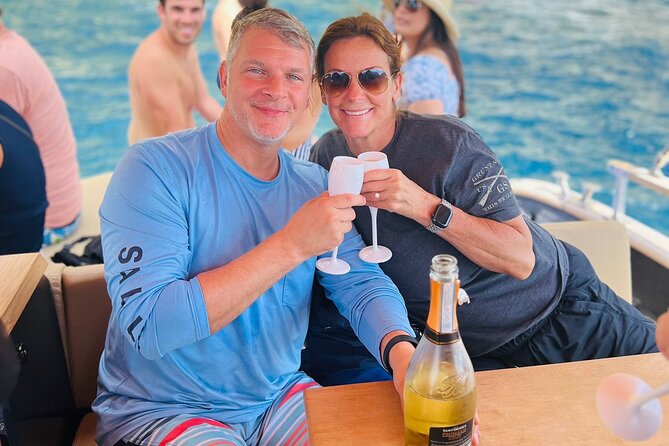 From Positano : Elite Capri Boat Day Free Bar, Brunch & City Walk - The Sailors’ Cave and the Faraglioni