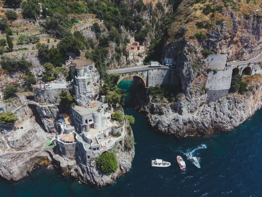 From Positano/Praiano: Amalfi Coast Speedboat Tour - The return route and the value of a second view