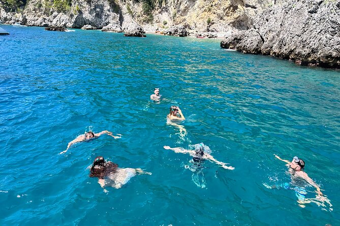 From Positano/Praiano: Private Amalfi Coast Half-Day Tour - Swimming near Conca dei Marini