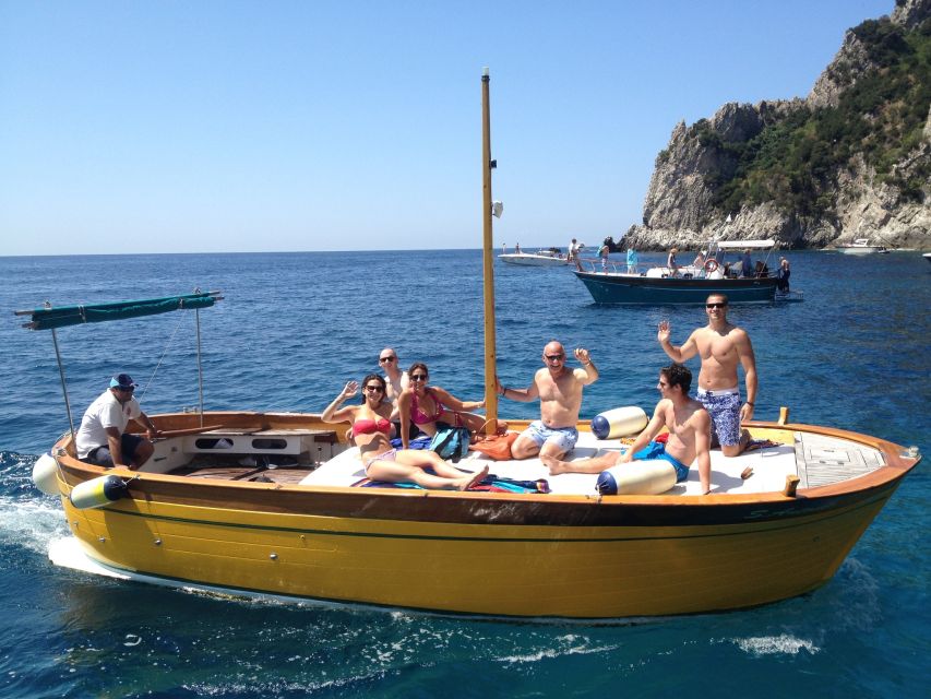 From Positano: Private Boat Tour to Capri or Amalfi - Swimming from the boat is the real pleasure