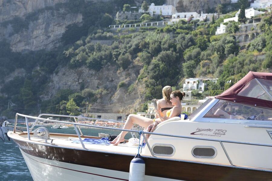 From Positano: Sorrento Coast & Capri Full-Day Trip by Boat - From Marina Grande to the ruins of Regina Giovanna