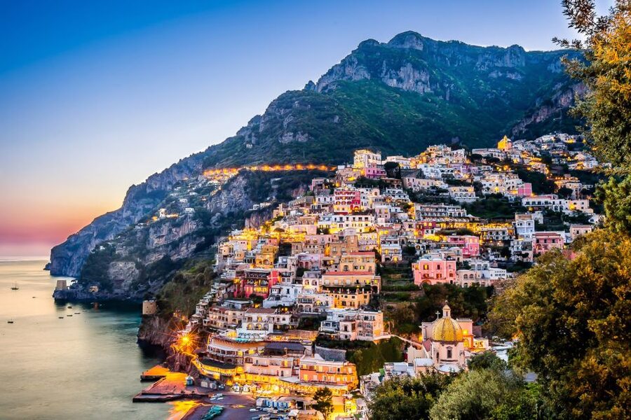From Rome: Pompeii, Positano and Amalfi Full-Day Tour - Positano: lunch, stairs, and postcard views