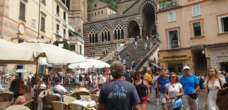 From Sorrento: Amalfi Coast Small Group Boat Day Tour - Amalfi: 90 minutes on shore
