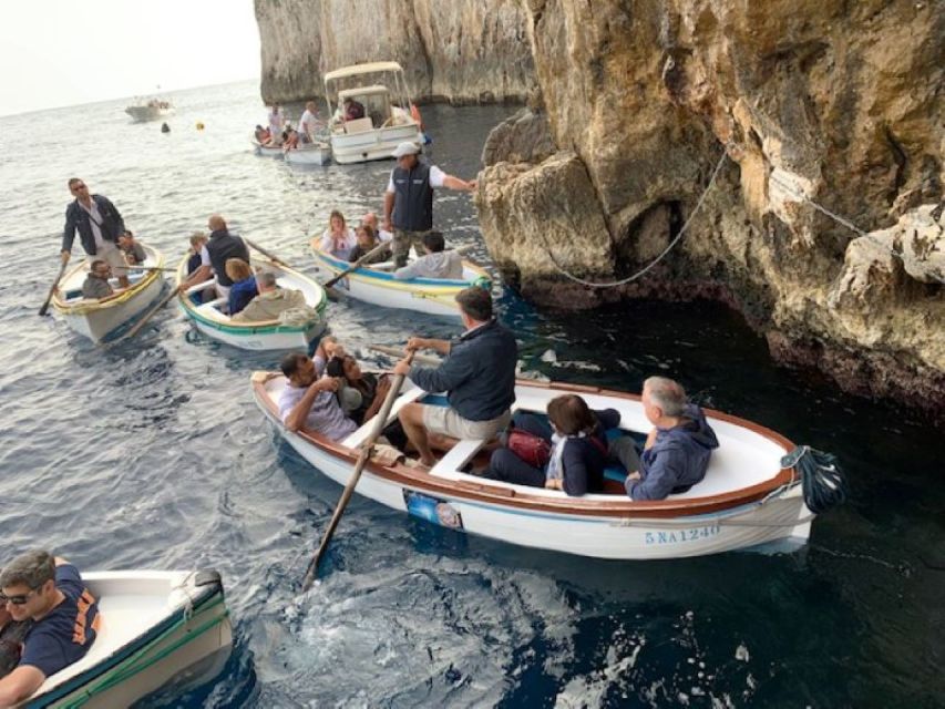From Sorrento: Capri and Blue Grotto Day Tour - The 7:40 meeting at Marina Piccola