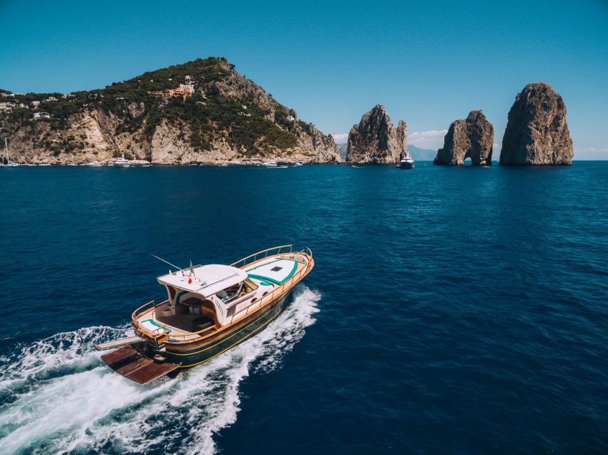 From Sorrento: Capri and Blue Grotto Half-Day Boat Tour - Three hours around Capri’s caves and cliffs