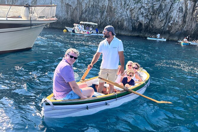 From Sorrento: Capri & Blue Grotto Boat Day Tour Up to 8 People - Three hours on Capri