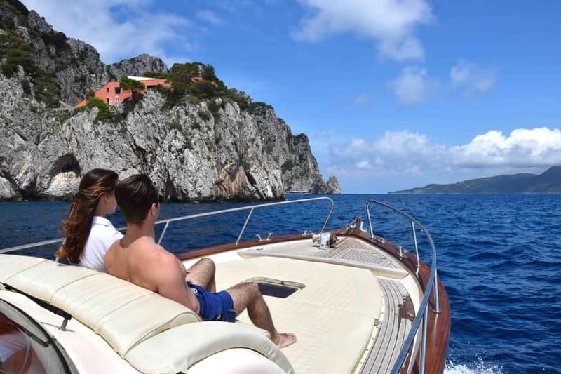 From Sorrento: Capri Boat Cruise with Swimming and Prosecco - Swimming in Marina Piccola