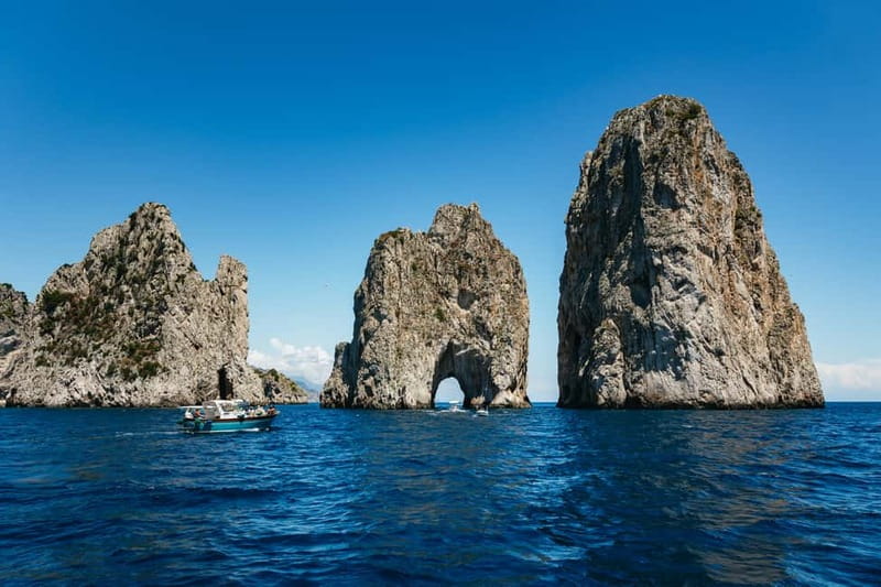 From Sorrento: Capri Boat Tour with Blue Grotto Visit - Punta Carena, the Green Grotto, and the island’s sea caves