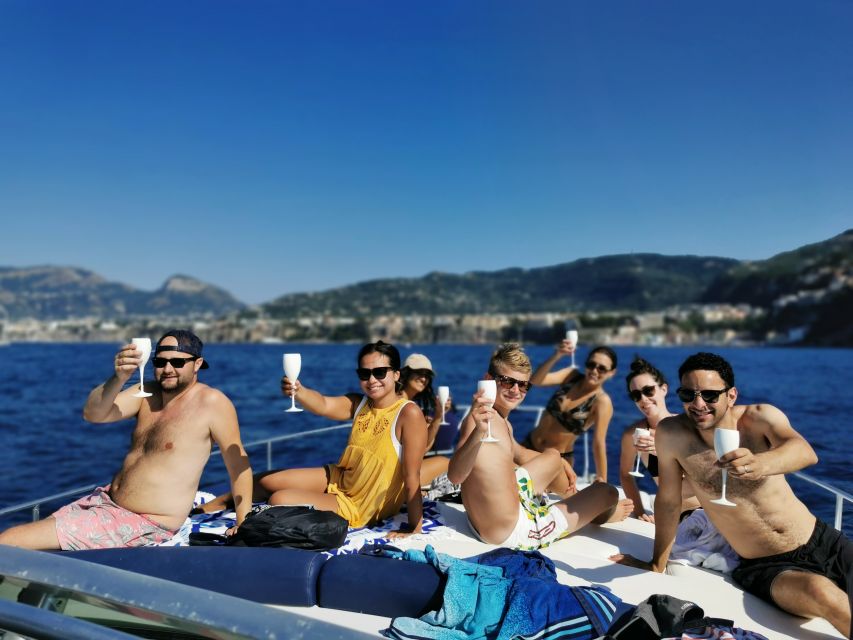 From Sorrento: Capri Boat Trip with City Visit & Swim Stops - Three to four hours to explore Capri