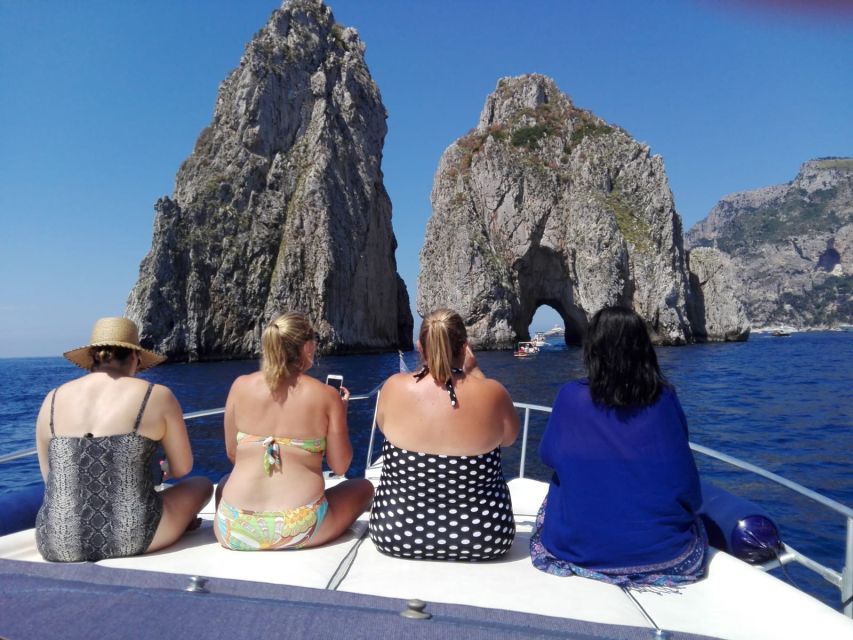 From Sorrento: Capri Boat Trip with Snorkeling and Drinks - Four hours to explore Capri on foot