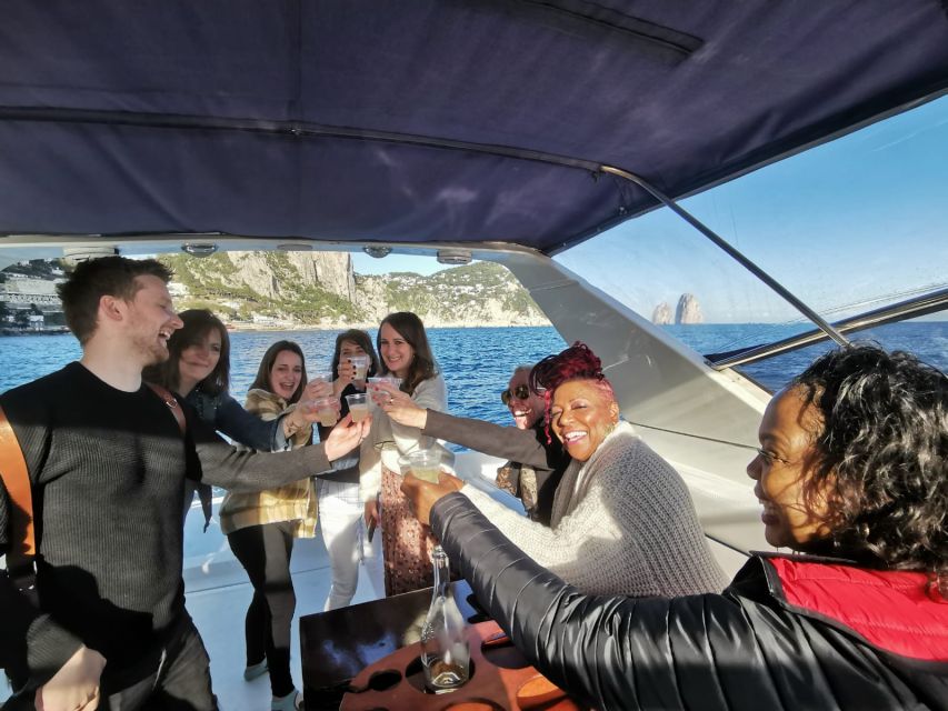From Sorrento: Capri Boat Trip with Snorkeling and Drinks - Faraglioni, Malaparte, and the final swim