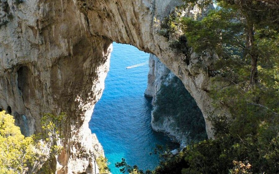From Sorrento: Capri Day Cruise with Blue Grotto Exploration - Two swim stops in clear coastal water