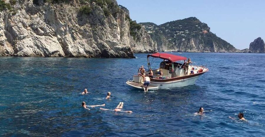 From Sorrento: Capri Guided Boat Tour - The ride along the Sorrento coast